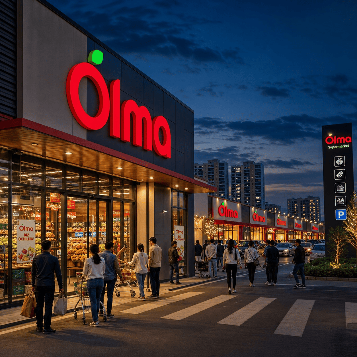 Olma刷新乌兹别克斯坦市场纪录：单日新开13家食品门店
