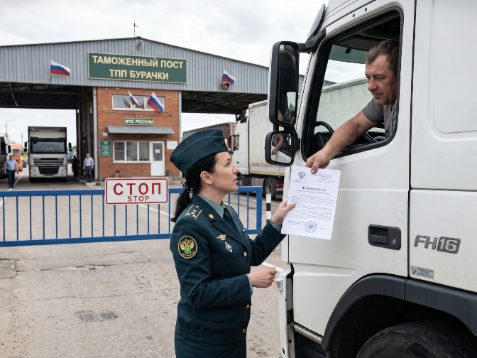 Russian Customs will turn back trucks without a SPOT digital code