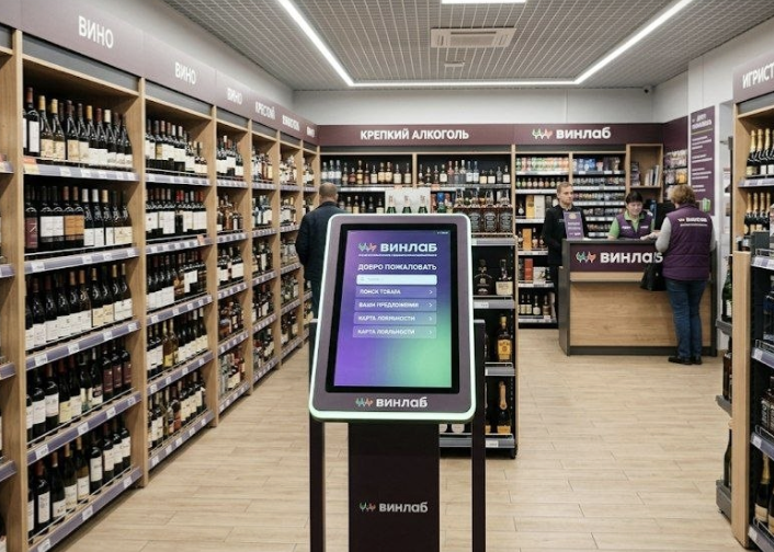 Russian retail chain Winelab launches an AI and robot-powered flagship store