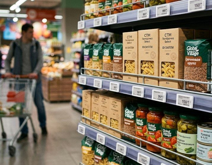 Пятёрочка доведет долю собственных торговых марок до 50%