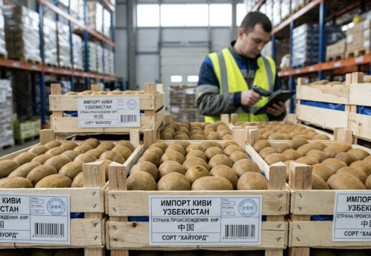 China has secured second place in kiwi exports to Uzbekistan